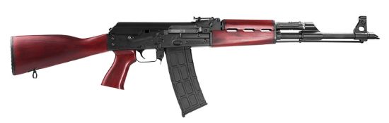 Picture of Zastava Arms Usa Zr90556sr Pap M90 5.56X45mm Nato 18.25" 30+1, Black, Serbian Red Wood Furniture 