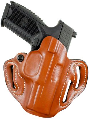 Picture of Desantis Gunhide 002Tb8wz0 Speed Scabbard Owb Tan Leather Belt Slide Fits Springfield Prodigy W/Wo Red Dot Fits 5" Barrel Left Hand 