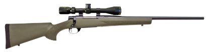 Picture of Howa Hgp2243g M1500 Gamepro Gen2 243 Win 5+1 22" Blued Steel Barrel, Blued Steel Receiver, Green Hogue Overmolded Synthetic Stock Includes Nikko Stirling Gamepro 3.5-10X44mm Scope 