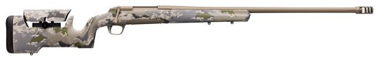 Picture of Browning 035555297 X-Bolt Hells Canyon Max Lr 300 Prc 3+1 26" Smoked Bronze Cerakote/ 4.49" Fluted Barrel, Smoked Bronze Cerakote Steel Receiver, Ovix Camo/ Fixed Max Adj Comb Stock, Right Hand 