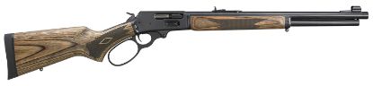 Picture of Marlin 70456 1895 Gun Guide 45-70 Gov 6+1 19.10" Satin Blued Steel Threaded Barrel, Blued Steel Receiver, Fixed Brown Laminate Stock 