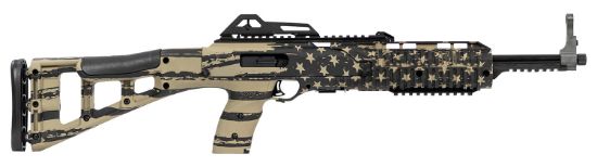 Picture of Hi-Point 995Tsflgfde 995Ts Carbine 9Mm Luger 16.50" 10+1, Fde American Flag, Skeletonized Stock, Adjustable Sights 