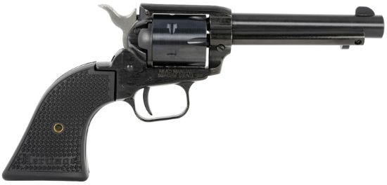 Picture of Heritage Mfg Rr22b4pg Rough Rider 22 Lr 6 Shot, 4.75" Black Steel Barrel, Black Cerakote Zinc Alloy Frame, Black Cerakote Cylinder, Black Polymer Grip, Hammer/Thumb Safety, Exposed Hammer 