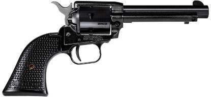 Picture of Heritage Mfg Rr22mb4pg Rough Rider 22 Lr/22 Wmr 6 Shot, 4.75" Black Steel Barrel, Black Cerakote Zinc Alloy Frame, Black Cerakote Cylinder, Black Polymer Grip, Hammer/Thumb Safety, Exposed Hammer 