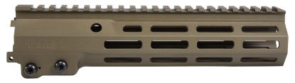 Picture of Geissele Automatics 05651S Super Modular Rail Mk16 9.50" M-Lok, Desert Dirt Aluminum For Ar Platform, Barrel Nut Included 