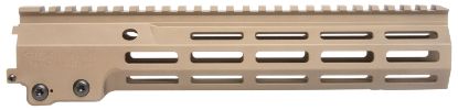 Picture of Geissele Automatics 051073S Super Modular Rail Mk16 10.50" M-Lok, Desert Dirt Aluminum For Ar Platform, Barrel Nut Included 