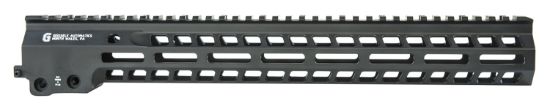 Picture of Geissele Automatics 05575B Super Modular Rail Mk14 15" M-Lok, Black Aluminum For Ar Platform, Barrel Nut Included 