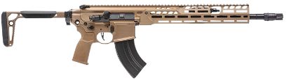 Picture of Sig Sauer Rmcx762r16blt Mcx Spear Lt 7.62X39mm 16" 28+1, Coyote, Oem Grip/Folding Stock, Rocksett Sig Qd Suppressor Ready Flash Hider, Adj. Gas Block 