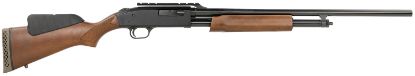 Picture of Mossberg 54233 500 20 Gauge 5+1 24" Fully Rifled Cantilever Barrel, Blued Barrel/Receiver, Wood Dual Comb Stock, Integral Scope Base, Manual Safety 