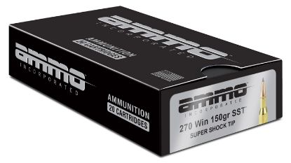 Picture of Ammo Inc 270W150ssta20 Signature 270 Win 150 Gr Super Shock Tip 20 Per Box/ 10 Case 