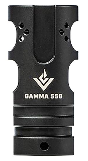 Picture of Aero Precision Apvg200001a Vg6 Gamma 5.56X45mm Nato 1/2"-28 Tpi, Black Stainless Steel, 2 Port Brake 