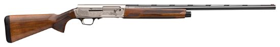 Picture of Browning 0118205004 A5 Ultimate Sweet Sixteen 16 Gauge 2.75" 3+1 28" Blued, Satin Engraved Rec, Grade Iii Turkish Walnut Stock, Fiber Optic Sight, Invector-Ds Chokes 