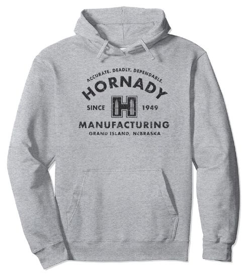 Picture of Hornady 99598M Accurate, Deadly, Dependable Gray Long Sleeve Medium 