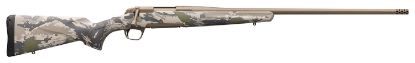 Picture of Browning 035558299 X-Bolt Speed 6.8 Western 3+1 24" Smoked Bronze Cerakote Fluted Barrel, Ovix Camo Fixed W/Textured Grip Panels Stock, Right Hand 