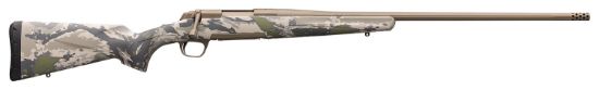 Picture of Browning 035558299 X-Bolt Speed 6.8 Western 3+1 24" Smoked Bronze Cerakote Fluted Barrel, Ovix Camo Fixed W/Textured Grip Panels Stock, Right Hand 