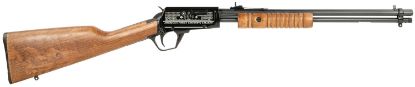 Picture of Rossi Rp22181wden07 Gallery Full Size 22 Lr 15+1, 18" Polished Black Steel Barrel, Polished Black W/Engraving Steel Receiver, Hardwood Fixed Stock, Right Hand 