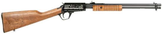 Picture of Rossi Rp22181wden07 Gallery Full Size 22 Lr 15+1, 18" Polished Black Steel Barrel, Polished Black W/Engraving Steel Receiver, Hardwood Fixed Stock, Right Hand 