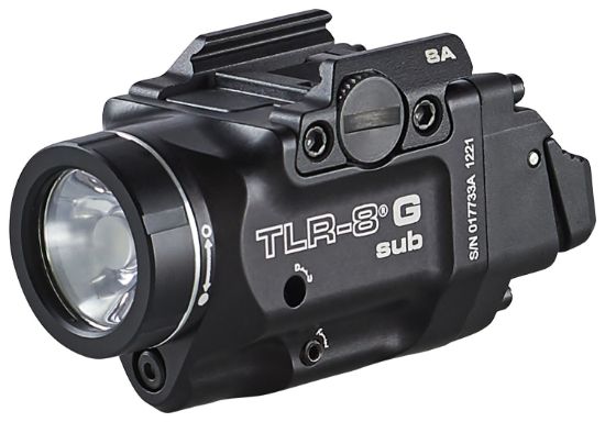 Picture of Streamlight 69439 Trl-8 G Sub Gun Light With Green Laser Black Anodized 500 Lumens White Led Springfield Armory Hellcat 