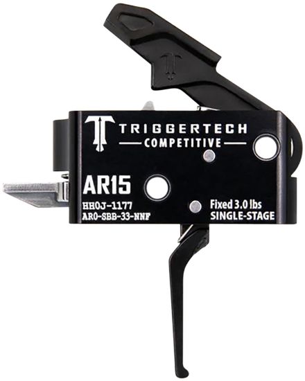 Picture of Triggertech Ar0sbb33nnf Competitive Flat Single-Stage 3 Lbs Fixed For Ar-15 