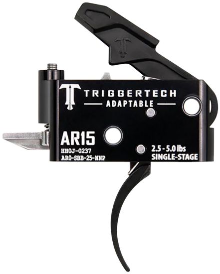 Picture of Triggertech Ar0sbb25nnp Adaptable Pro Curved Single-Stage 2.5-5.0 Lbs Adjustable For Ar-15 