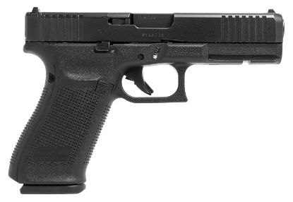 Picture of Glock Pa205s203mos G20 Gen5 Mos Standard 10Mm Auto 15+1 4.61" Black Gmb Barrel, Black Ndlc Serrated Slide, Black Polymer Frame W/Picatinny Rail, Black Textured Grip, Ambidextrous 