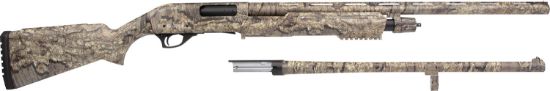 Picture of Rock Island Ypa12c2224tim Pump Action Combo Youth Field/Deer 12 Gauge 5+1 22"/24", Realtree Timber, Synthetic Furniture W/Bottom Picatinny Rail, Fiber Optic Sight, Extra Barrel Included 