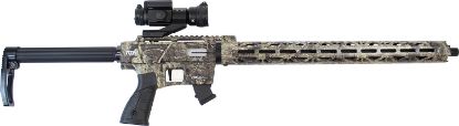 Picture of Rock Island Tm2220rt Tm22 22 Lr 10+1 20", Realtree Timber, Fixed Black Synthetic Stock & Ar Type Grip, Includes Vortex Strikefire & Hard Case (Ambidextrous) 