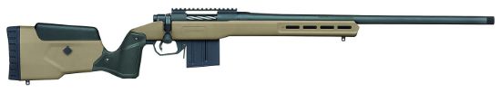 Picture of Mossberg 28148 Patriot Lr 6.5 Prc 10+1 22", Matte Blued Medium Bull Barrel/Rec, Flat Dark Earth, Mdt Oryx Tactical Stock 