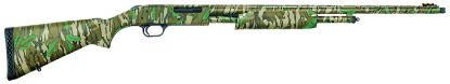 Picture of Mossberg 50107 500 Turkey 410 Gauge 3" 5+1 24" Mossy Oak Greenleaf Vent Rib Barrel, Mossy Oak Greenleaf Synthetic Stock Right Hand 