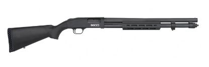 Picture of Mossberg 51604 590S Tactical 12 Gauge 13+1(1.75") 8+1(2.75") 7+1(3") 3" Chamber 20" Barrel, Matte Blued Metal Finish, Synthetic Stock, M-Lok Forend, Accu-Choke System, Optics Ready 