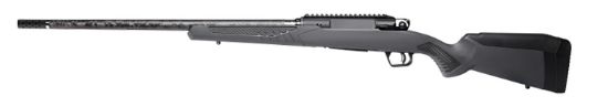 Picture of Savage Arms 57897 Impulse Mountain Hunter 6.5 Prc 2+1 24" Threaded Proof Research Carbon Fiber Barrel, Gray Accustock With Black Rubber Cheek Piece And Grips 