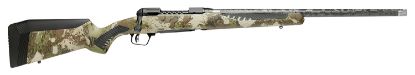 Picture of Savage Arms 58029 110 Ultralite 7Mm Prc 2+1 22" Threaded Carbon Fiber Wrapped Barrel, Black Melonite Rec, Woodland Camo Accustock With Accufit 