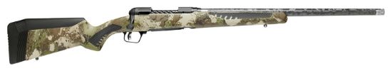 Picture of Savage Arms 58029 110 Ultralite 7Mm Prc 2+1 22" Threaded Carbon Fiber Wrapped Barrel, Black Melonite Rec, Woodland Camo Accustock With Accufit 