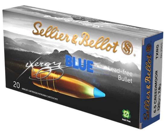 Picture of Sellier & Bellot Sb65xa Exergy 6.5 Creedmoor 120 Gr Tac Ex Blue 20 Per Box/ 12 Case 