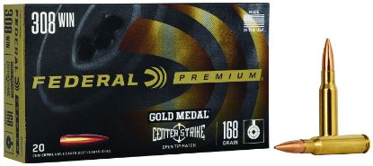 Picture of Federal Gm308otm1 Premium Gold Medal 308 Win 168 Gr Open Tip Match 20 Per Box/ 10 Case 