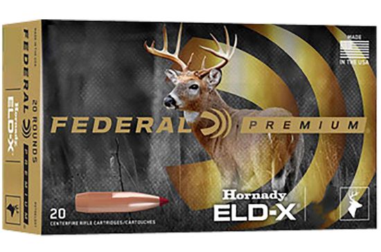 Picture of Federal P3006eldx1 Premium Eld-X 30-06 Springfield 175 Gr Extremely Low Drag Expanding 20 Per Box/ 10 Case 