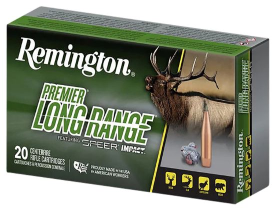 Picture of Remington Ammunition R21343 Premier Long Range 7Mm Rem Mag 175 Gr Speer Impact 20 Per Box/ 10 Case 