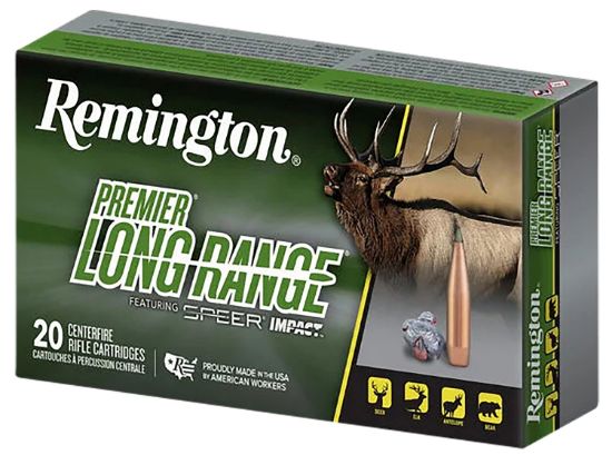 Picture of Remington Ammunition R21347 Premier Long Range 300 Rum 190 Gr Speer Impact 20 Per Box/ 10 Case 