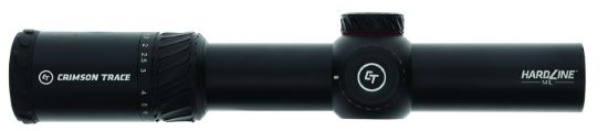 Picture of Crimson Trace 013002301 Hardline Black Anodized 1-10X 28Mm 34Mm Tube Illuminated Ct Tr1-Mil Reticle 