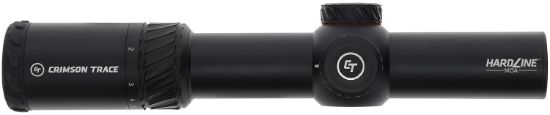 Picture of Crimson Trace 013002402 Hardline Black Anodized 1-8X 28Mm 34Mm Tube Illuminated Ct Tr1-Mil Reticle 