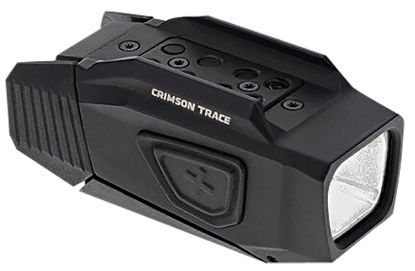 Picture of Crimson Trace 0101690 Raillight Black Aluminum Handgun 100/250/500/1000 Lumens White/Red Led Bulb 