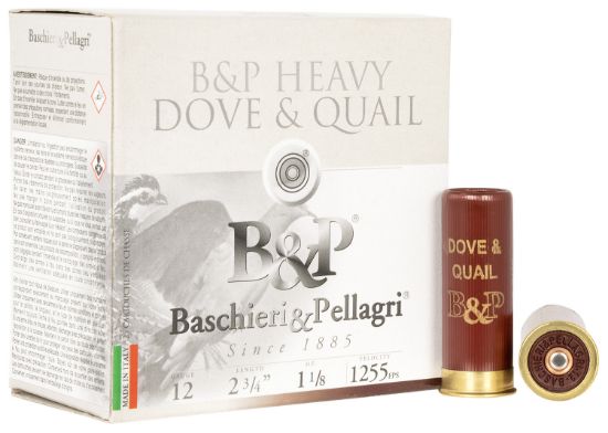 Picture of B&P 12B18d6 Heavy Dove & Quail 12 Gauge 2.75" 1 1/8 Oz 6 Shot 25 Per Box/ 10 Case 