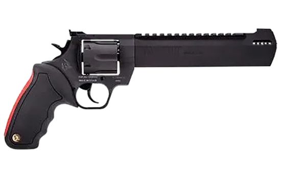 Picture of Taurus 2500101Rh Raging Hunter Large Frame 500 S&W Mag 5Rd 10" Black Ported/Target Crown Barrel, Black Cylinder, Black Steel Frame, Black Rubber Grip 