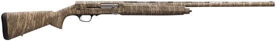 Picture of Browning 0118255004 A5 Sweet Sixteen 16 Gauge 2.75" 4+1 28", Mossy Oak Bottomland, Fiber Optic Sight, 3 Chokes Included 