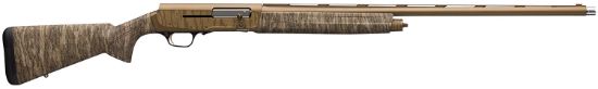 Picture of Browning 0118475005 A5 Wicked Wing Sweet Sixteen 16 Gauge 2.75" 4+1 26", Burnt Bronze Cerakote Barrel/Engraved Rec, Mossy Oak Bottomland Stock, Fiber Optic Sight, Oversized Controls, 3 Chokes Included