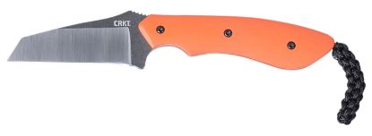 Picture of Crkt 2399 S.P.I.T. 2.29" Fixed Plain Satin Stonewashed 8Cr13mov Ss Blade/Orange G10 Handle Includes Sheath 