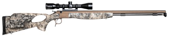 Picture of Cva Pr2037nsc Optima V2 Long Range 50 Cal 209 Primer 28" Fluted, Burnt Bronze Barrel/Rec, Realtree Excape Ambi Thumbole Stock, Quick-Release Breech Plug, Konus 3-9X40mm Scope 