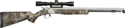 Picture of Cva Pr9118ssc Wolf V2 50 Cal 209 Primer 24" Fluted, Matte Stainless Barrel/Rec, Truetimber Strata Furniture, Konus 3-9X40mm Scope 