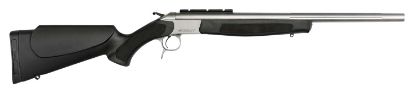 Picture of Cva Cr4821s Scout Takedown Compact 350 Legend 1Rd 20" Threaded/Fluted, Matte Stainless Barrel/Rec, Black Synthetic Furniture 