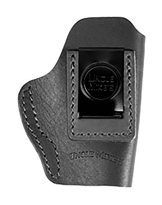 Picture of Uncle Mikes-Leather(1791) Umiwb1mbla Inside The Waistband Iwb Size 01 Matte Black Leather Belt Clip Fits Walther Ppk Right Hand 